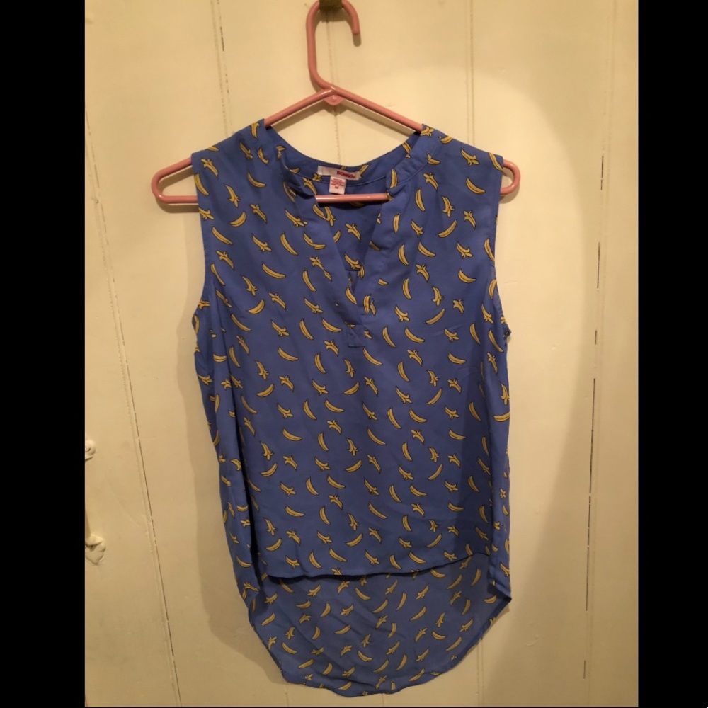 Banana High-Low Shirt